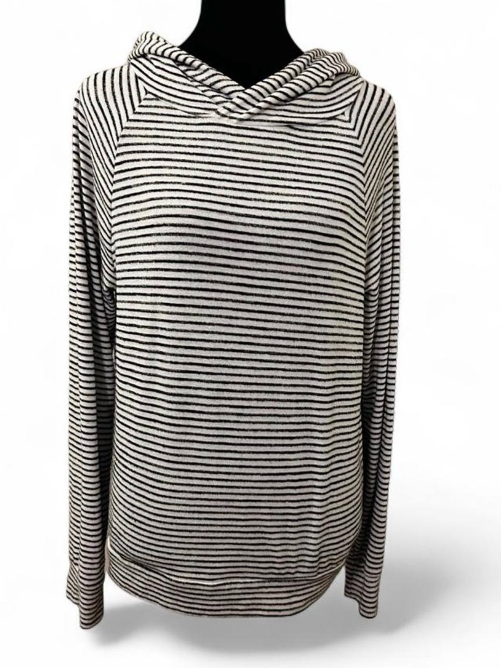 GAP Black and White Striped soft  Hoodie
